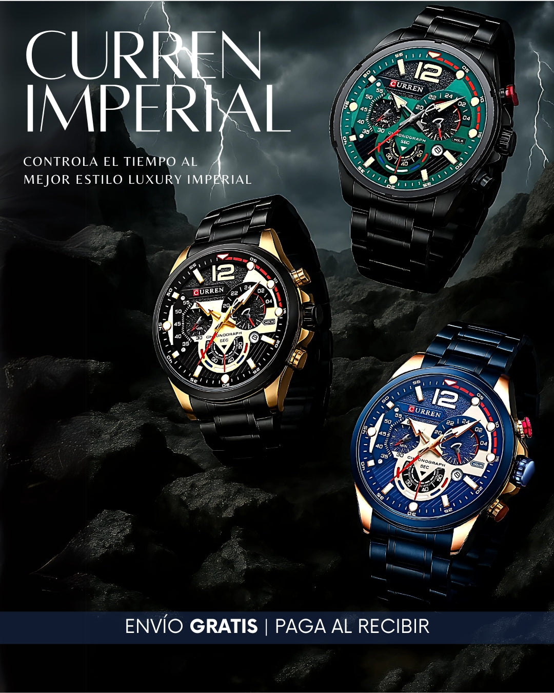 Reloj Elegante Para Hombre - Curren 8395